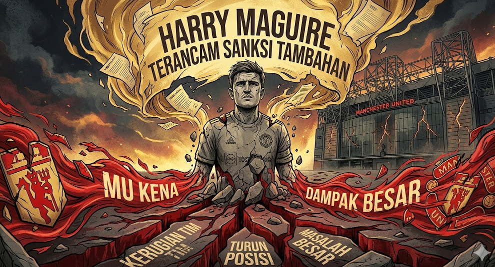 Sanksi Mengintai Maguire, Manchester United Siap Hadapi Dampak Serius