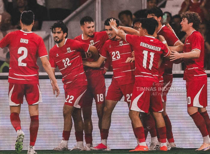 Garuda Tampil Meyakinkan, Indonesia Memimpin Oman 2-0 di Paruh Pertama Laga
